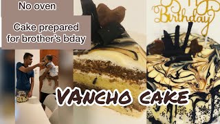 BIRTHDAY CAKE FOR BROTHER|VANCHO CAKE||NO OVEN||Asna Shihab