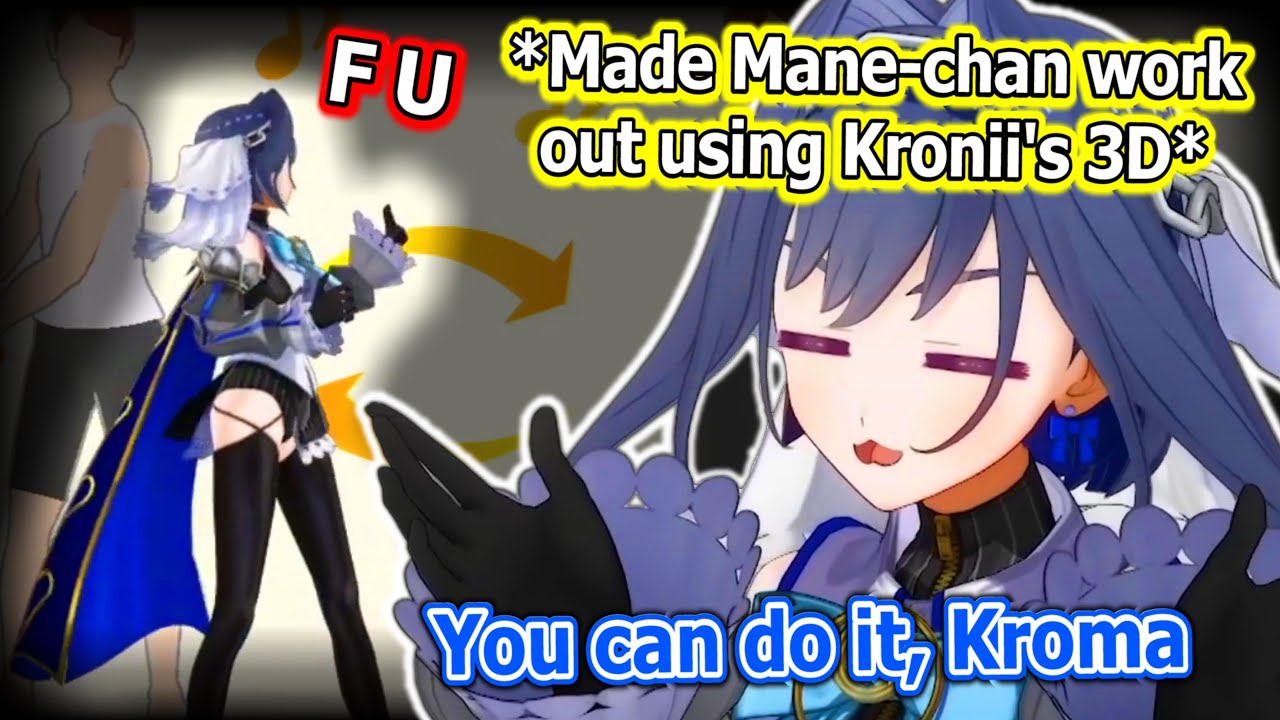 Kronii Secretly Swaps Bodies with her Manager cuz She's in Too Much Pain from Food Poisoning...