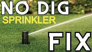 How to Fix Leaking Sprinkler Head Without Digging
