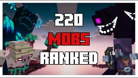 Ranking EVERY Minecraft Mob Ever. (220 Mobs)