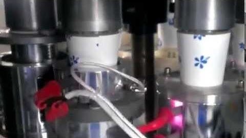 paper cup machine testing video