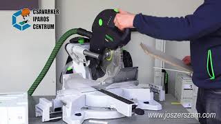 Festool termékbemutató a Csavarker Kft-nél (Festool KAPEX KS 88 gérvágó)