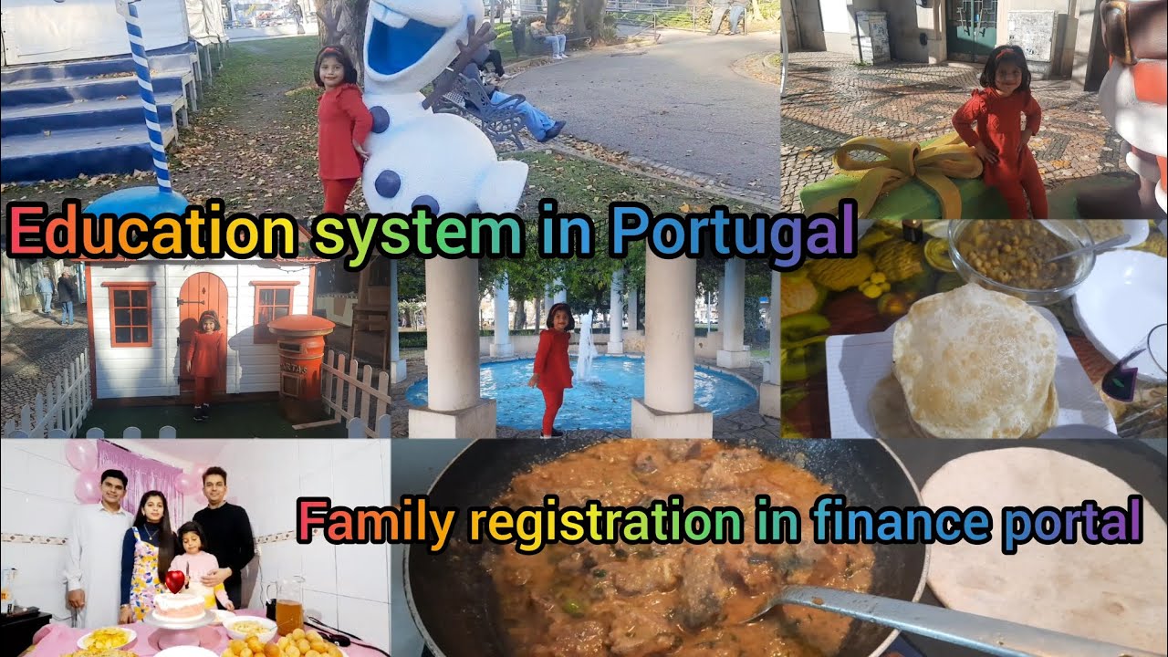 Education system in Portugal | Family registration in finance portal | Pakistani mom in Portugal 🇵🇹