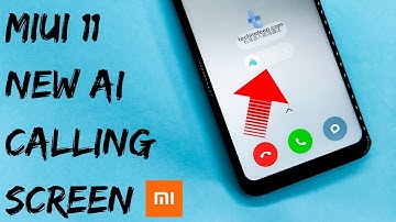 Miui 11 New Ai Calling Screen Features | Miui Inter Finger Call
