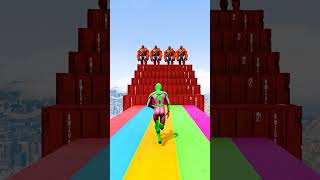 GTA 5 Epic Water Ragdolls | Spider-Man Jumps / Fails ep.18909 #shorts