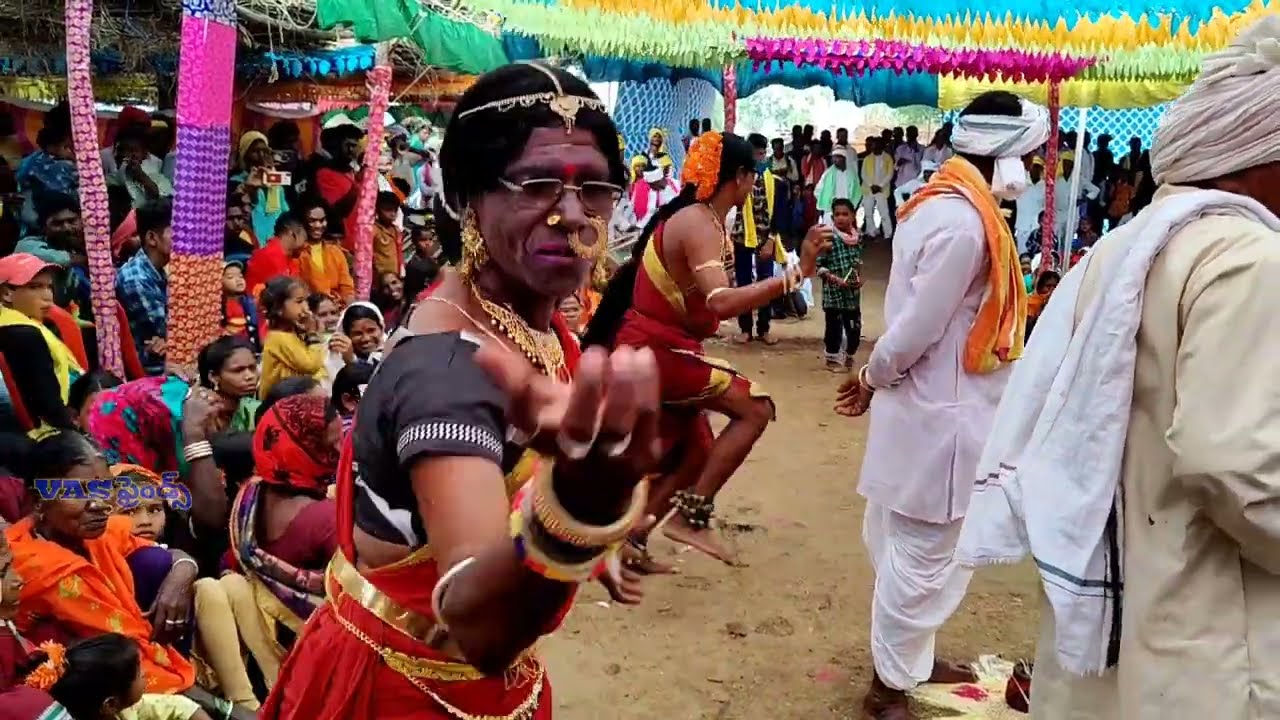 gondi marriage culture dance Demsa 21//3//2022 #Vasfriends ఆత్రం రాజ వారి కళ్యాణం // రంరాజ్ & రూప