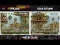 Arcade vs Sega Saturn | Metal Slug