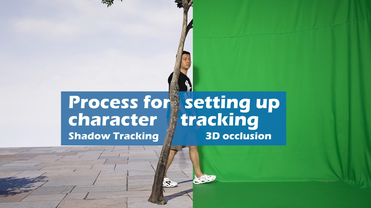 Real time virtual production character tracking billboard tracking ...