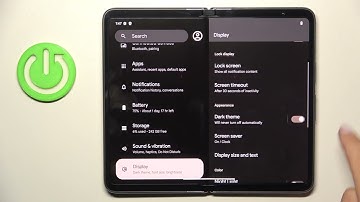 How to Apply Dark Theme on GOOGLE Pixel Fold - Set Dark Mode