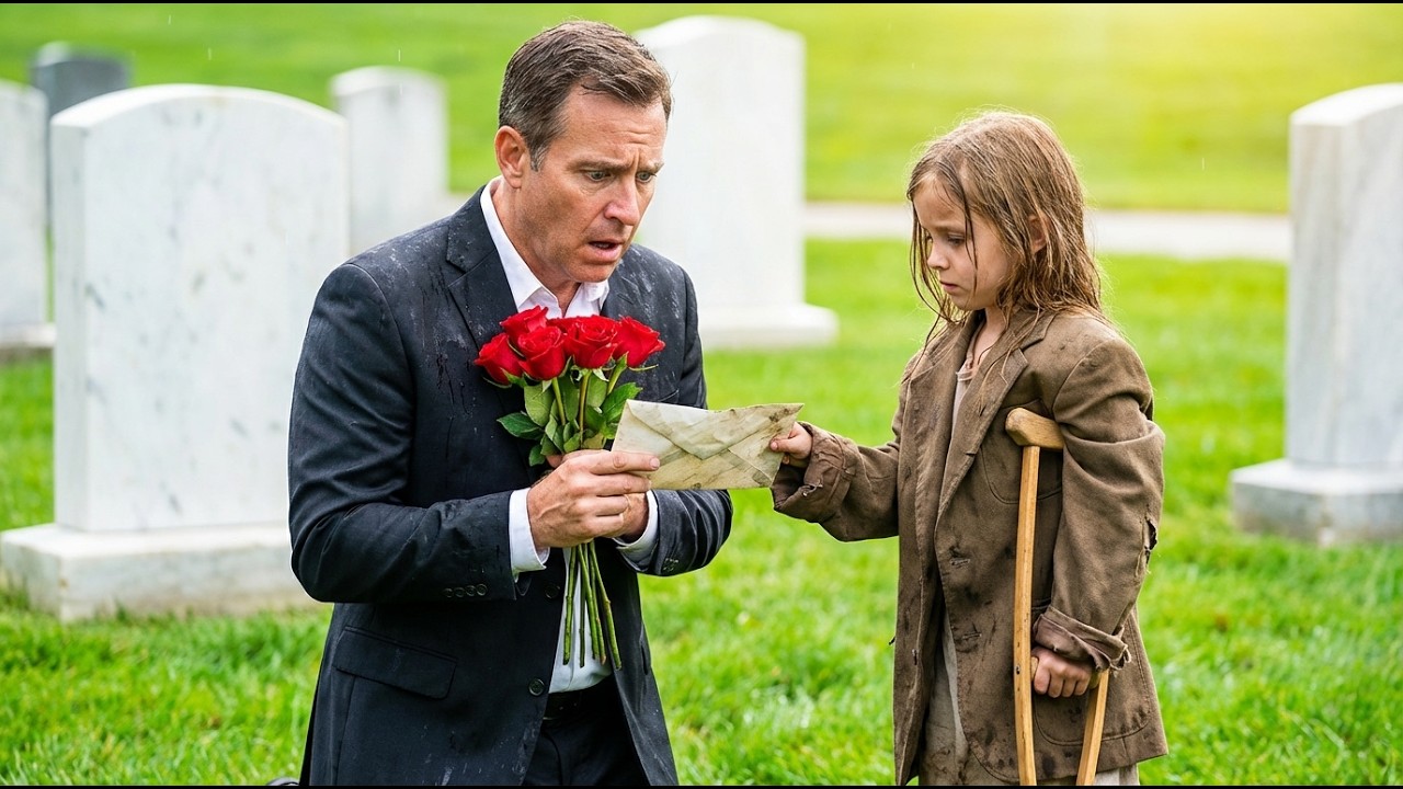 Mała żebraczka podała list na cmentarzu i szepnęła: 