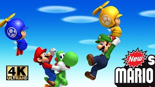 Мульт Newer Super Mario Wii 5 Грибные Вершины Wii прохождение часть 5