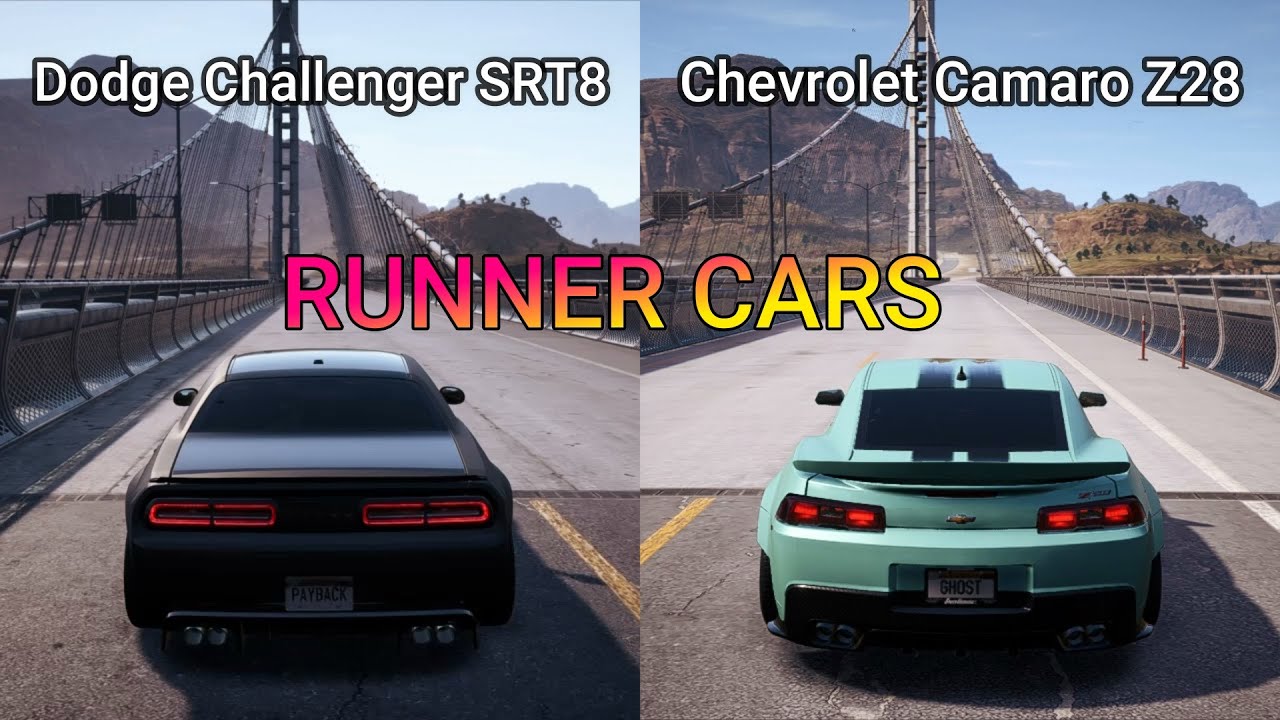 NFS Payback Dodge Challenger SRT8 vs Chevrolet Camaro Z28 RUNNER