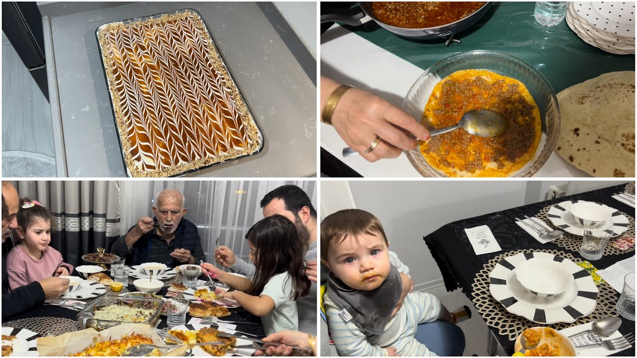 Tüm Ailemi İftara Çağırdım | Ana Yemeği Anneme Yaptırdım 😅 | Enfes Trileçe Tarifim | Yağmaya Yaptık