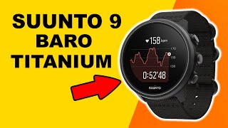 Suunto 9 G1 Baro Charcoal Black Titanium Unboxing and Review (SS050564000)