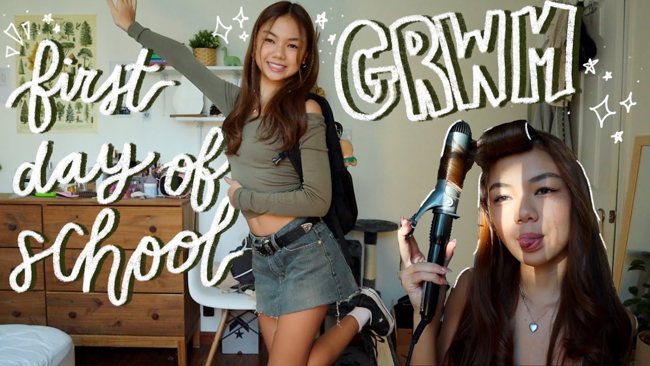 GRWM: FIRST DAY OF SCHOOL (SOPHOMORE YEAR) | steffie