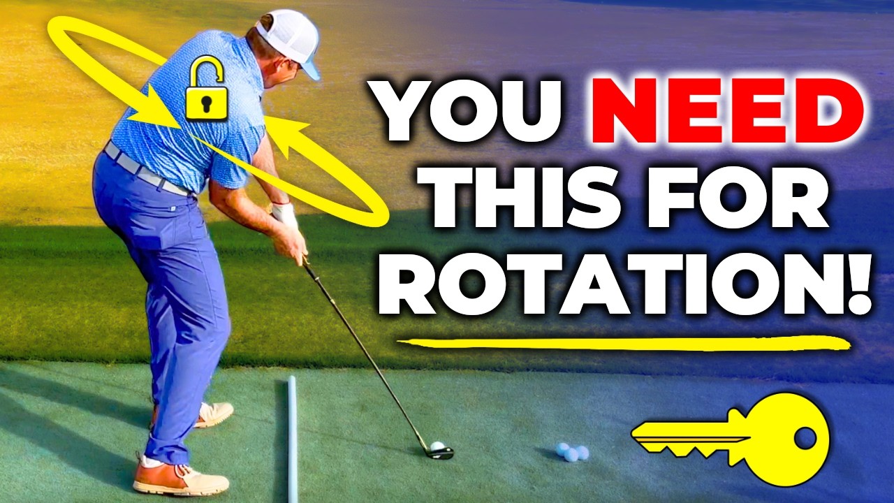 Unlock ROTATION In Your Golf Swing With This #1 KEY! - YouTube