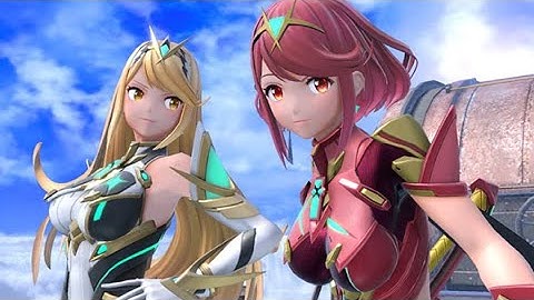 CRAZY XENOBLADE FAN REACTION TO PYRA/MYTHRA IN SMASH