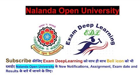 #Live Nalanda Open University/ Result/ Exam Date / Assignment / #NOU /
