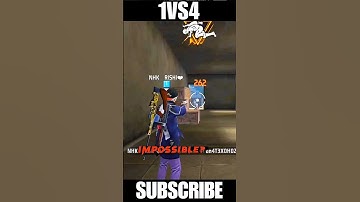 IMPOSSIBLE🤯 1v4 clutch hedshot#short#shorts#trendingshorts#gaming#ff#1v4 clutch#shortsfeed#gaming