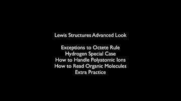 Lewis Structures Exceptions to Octet Rule and Other Advanced Tips