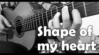 Shape of my heart Sting guitar cover