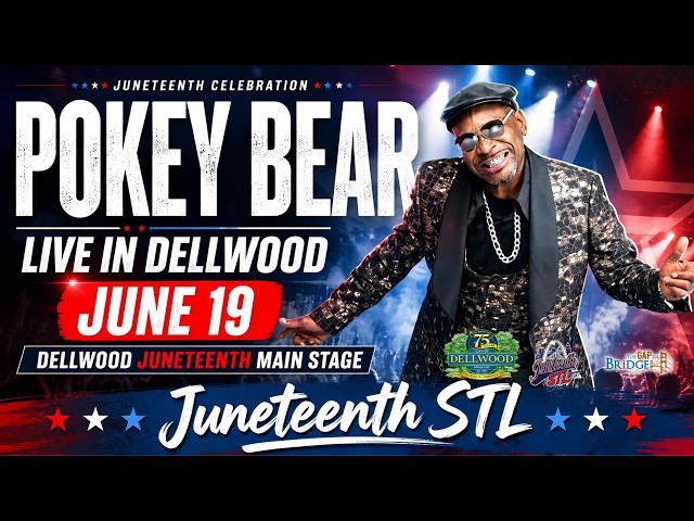 Pokey Bear Is Coming To Dellwood! | Juneteenth STL 2026 Main Stage