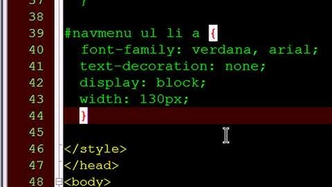 Horizontal Navigation Menu with CSS and Background Image