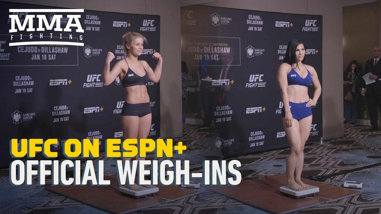 UFC Brooklyn Official Weigh-In Highlights - MMA Fighting mixed martial arts nantes