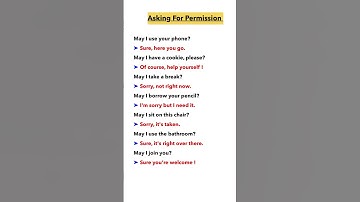 How To Take Permission in English | How to Improve Your English #shorts #englishgrammar #english