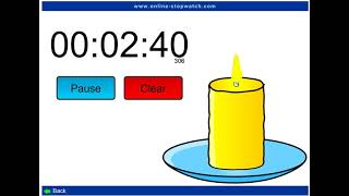 4 minute Candle timer