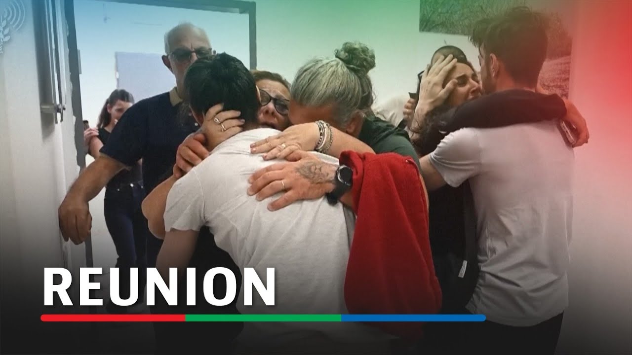 Released Israeli hostages reunite with their families | ABS-CBN News ...