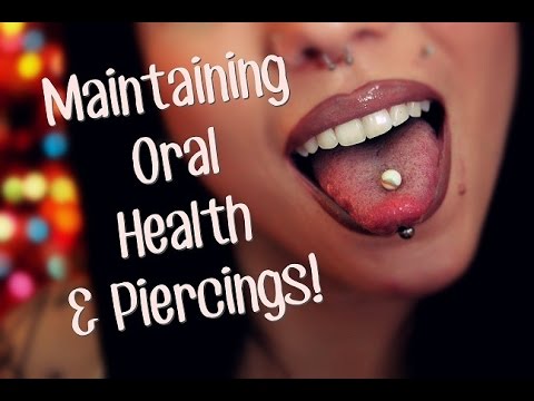 Maintaining Oral Health with Piercings. - YouTube