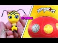 sub) DIY Miraculous Ladybug 🐝 POLLEN KWAMI 🐝 How to make BEE Kwami - Isa's World Miraculous Crafts