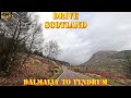 Dalamlly to tyndrum  a85  argyll  4k drive scotland  april 2024