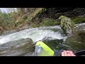 Kayaking on canyon creek wa  450 to 750 cfs