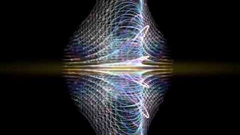 4K Colorful Particle Waves - Moving Background #AAVFX