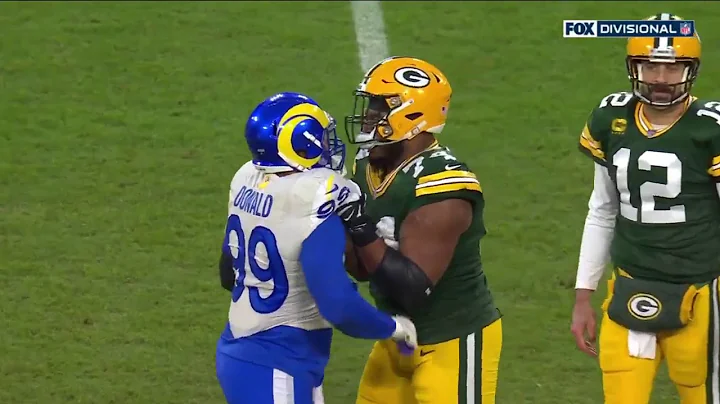 Aaron Donald & Elgton Jenkins Scuffle