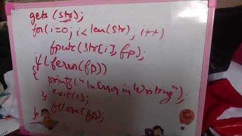 DS Error Handling and random access of files in C
