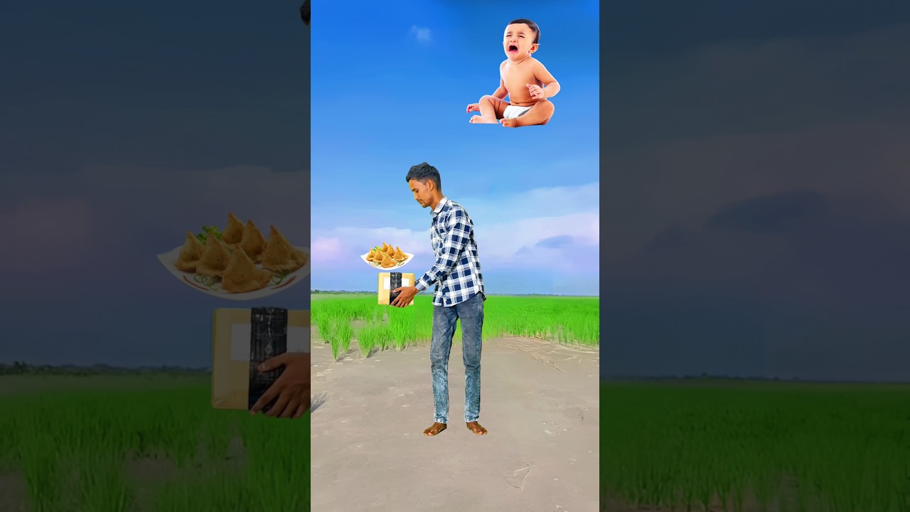 Flying Burger Jalebi Samosa And Baby 