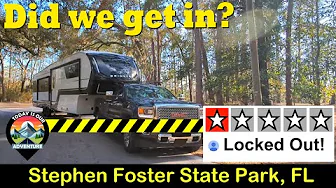 Stephen Foster State Park Campground Review in White Springs FL #cheapcamping #wintercamping