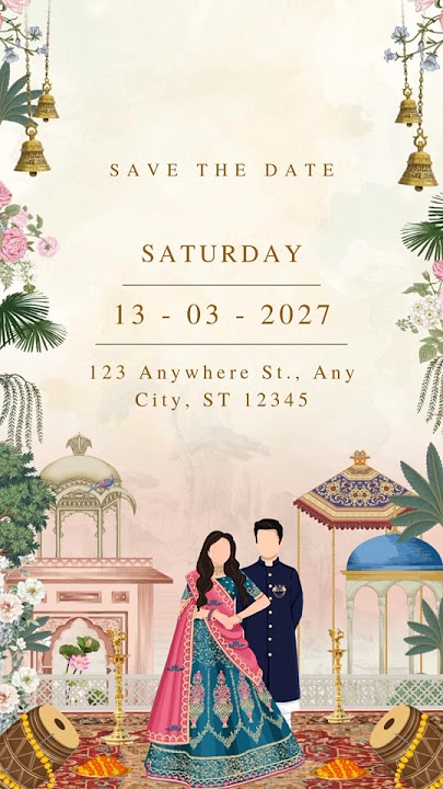 wedding invitation video canva #InvitationDesign #CardDesign