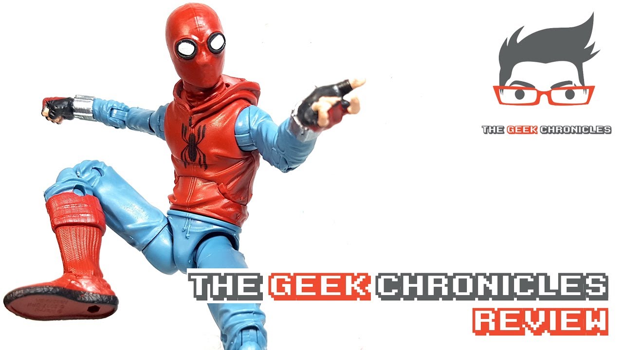 Spider Man Homemade Suit Marvel Legends Homecoming Review En Español 