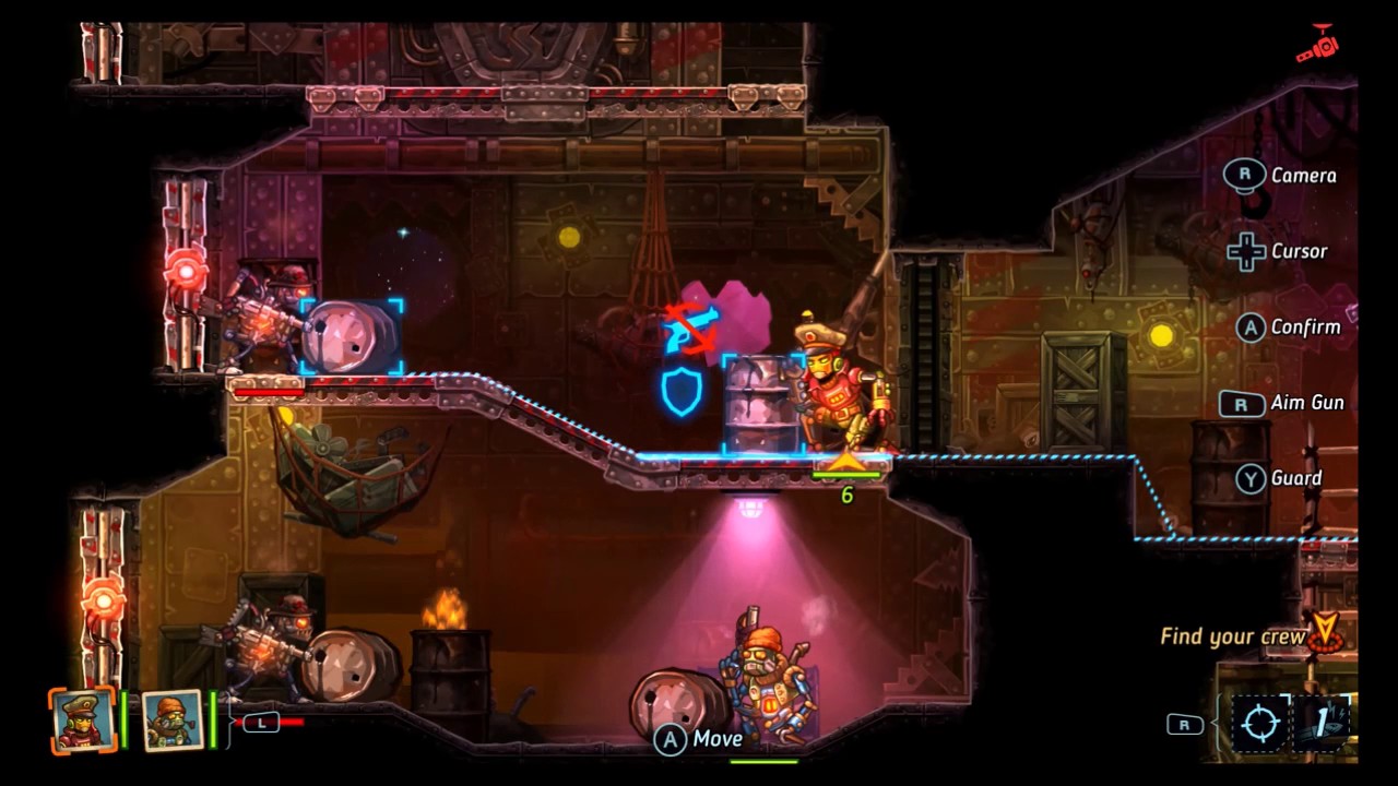 SteamWorld Heist Introduction Captain Piper Faraday and First Practice Mission