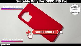 VAKIBO Matte soft Silicon TPU Back Cover Case Suitable for  OPPO F19 Pro screenshot 5