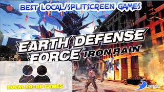 Earth Defense Force Iron Rain - How to Play Splitscreen Multiplayer [Gameplay]