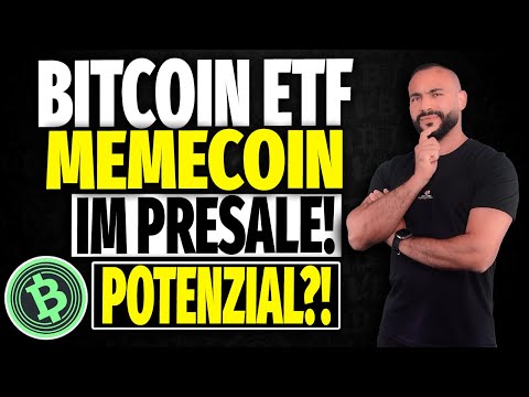 BTC ETF MEMECOIN IM PRESALE!!! POTENTIAL AUF SCHNELLE GEWINNE!? BTC ETF TOKEN DEUTSCH