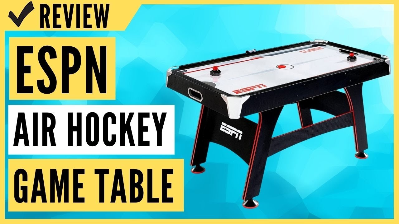 ESPN 6 Arcade Air Powered Hockey Table And Tennis Top