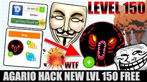 ★ AGARIO ‹HACK› NEW LEVEL 150 FREE    How to get Level 100 and 150 FREE Hack 2016   AGARIO TROLL ★