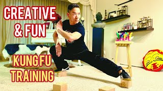 Learning kung fu at tinny area / creative & fun animal kungfu
创意武术