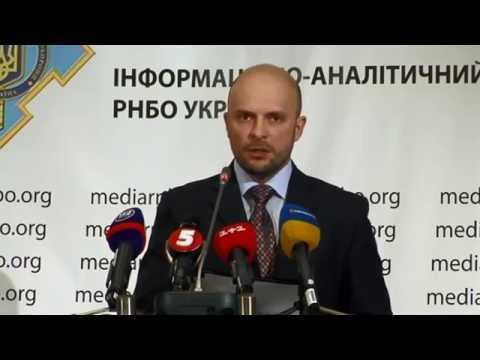 Volodymyr Polyoviy. Ukraine Crisis Media Center, 18th of October 2014